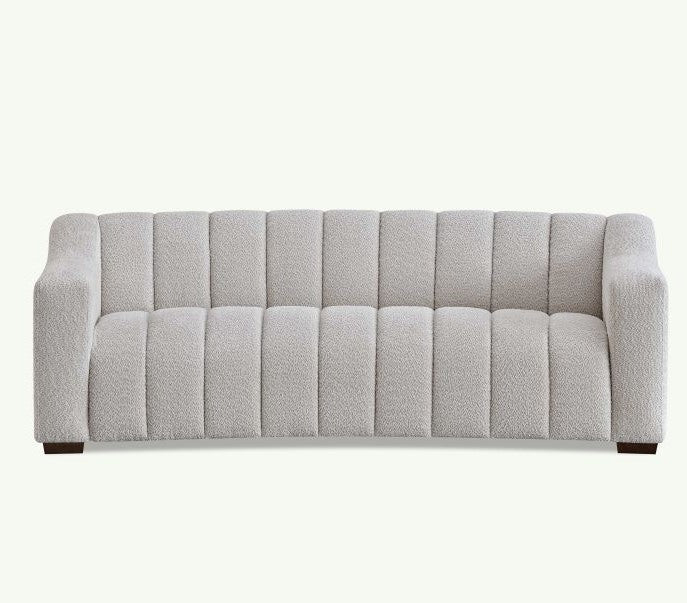 Aluxo Astoria 3 Seater Sofa in Oatmeal Boucle Fabric - Image 5