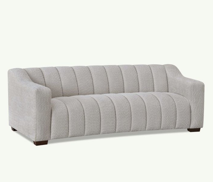 Aluxo Astoria 3 Seater Sofa in Oatmeal Boucle Fabric - Image 6