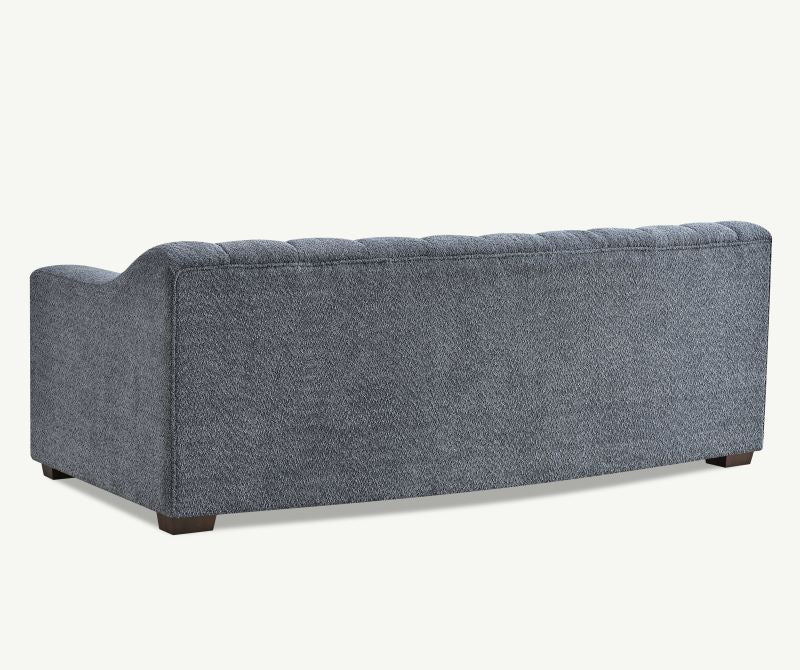Aluxo Astoria 3 Seater Sofa in Steel Grey Boucle Fabric - Image 6