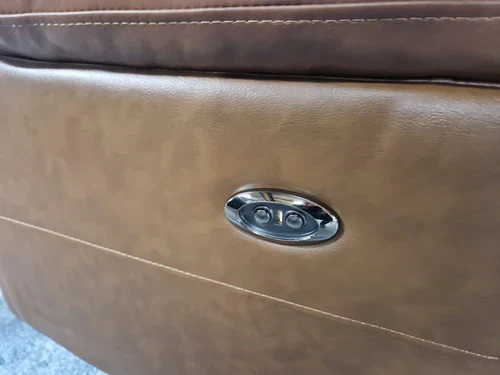 Beverley Power Recliner Tan Leather Range - Image 5