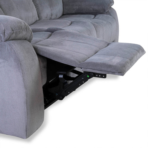 The Cambridge Grey Fabric Recliner 3 + 2 Sofa Set - Image 7