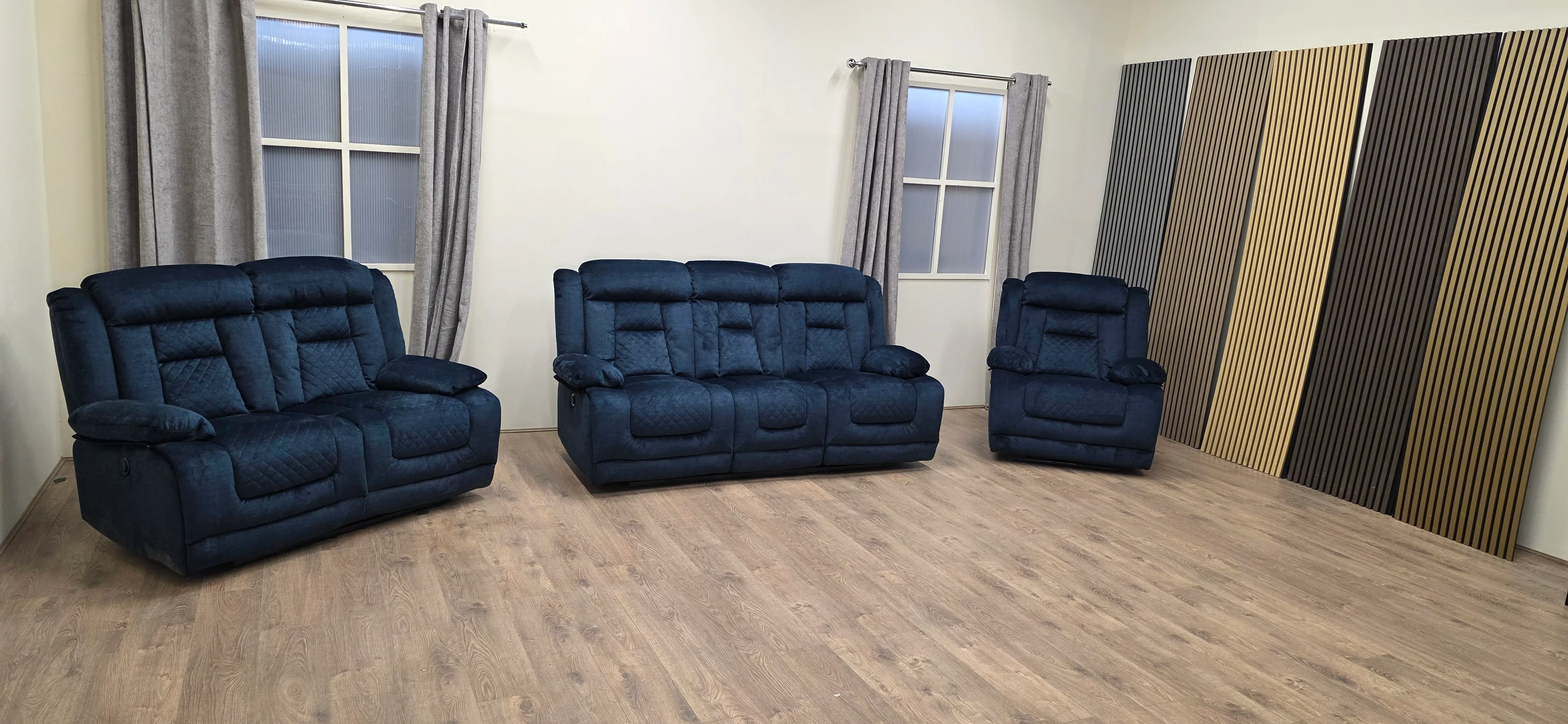 Diamond Recliner Sofa Set 3+2+1 Seater - Image 3