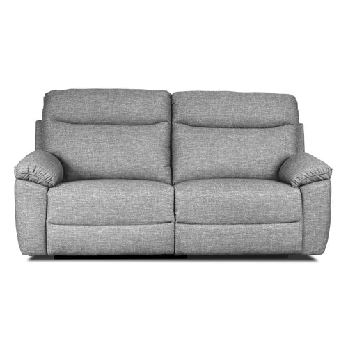 Dunluce Light Grey Recliner Fabric Sofas - Image 9