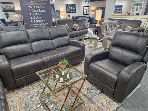 Galway Gunmetal Recliner Range - Image 4