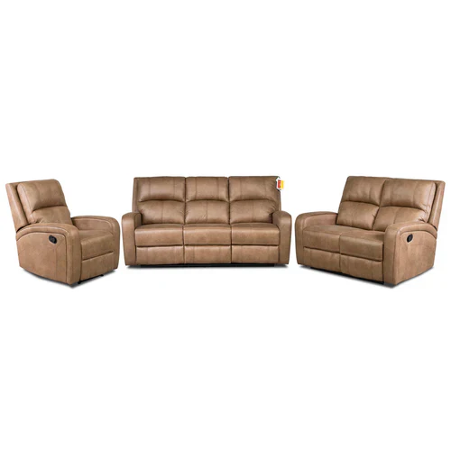 Galway Tan Fabric Reclining Sofas - Image 16