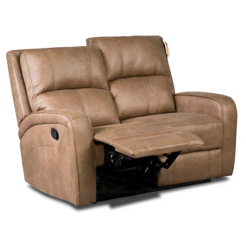Galway Tan Fabric Reclining Sofas - Image 4