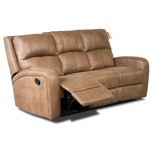 Galway Tan Fabric Reclining Sofas - Image 6