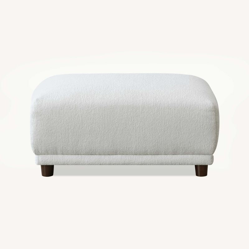 Lottie Modular Corner Group In Polar White Boucle Sofa - Image 7
