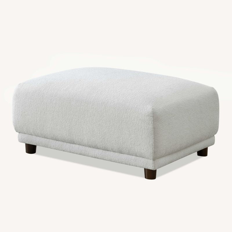 Lottie Modular Corner Group In Polar White Boucle Sofa - Image 8