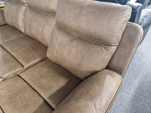 Moneen Tan Fabric Recliner Range - Image 11
