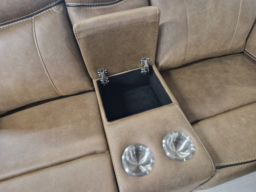 Moneen Tan Fabric Recliner Range - Image 6
