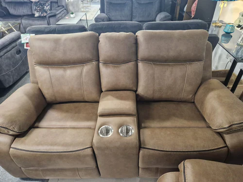 Moneen Tan Fabric Recliner Range - Image 7