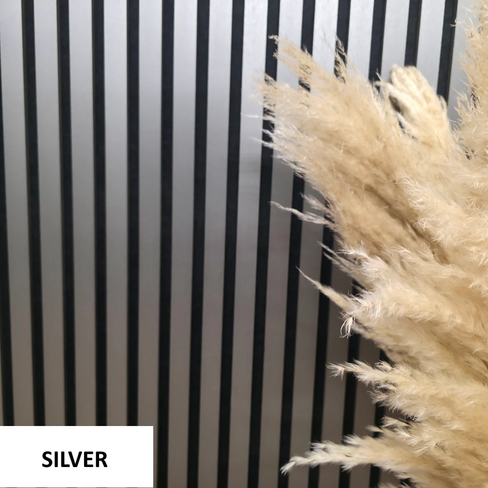 Pack Of x2 240cm x 60cm Acoustic Slatted Wall Panels (Multiple Colours) - Image 10