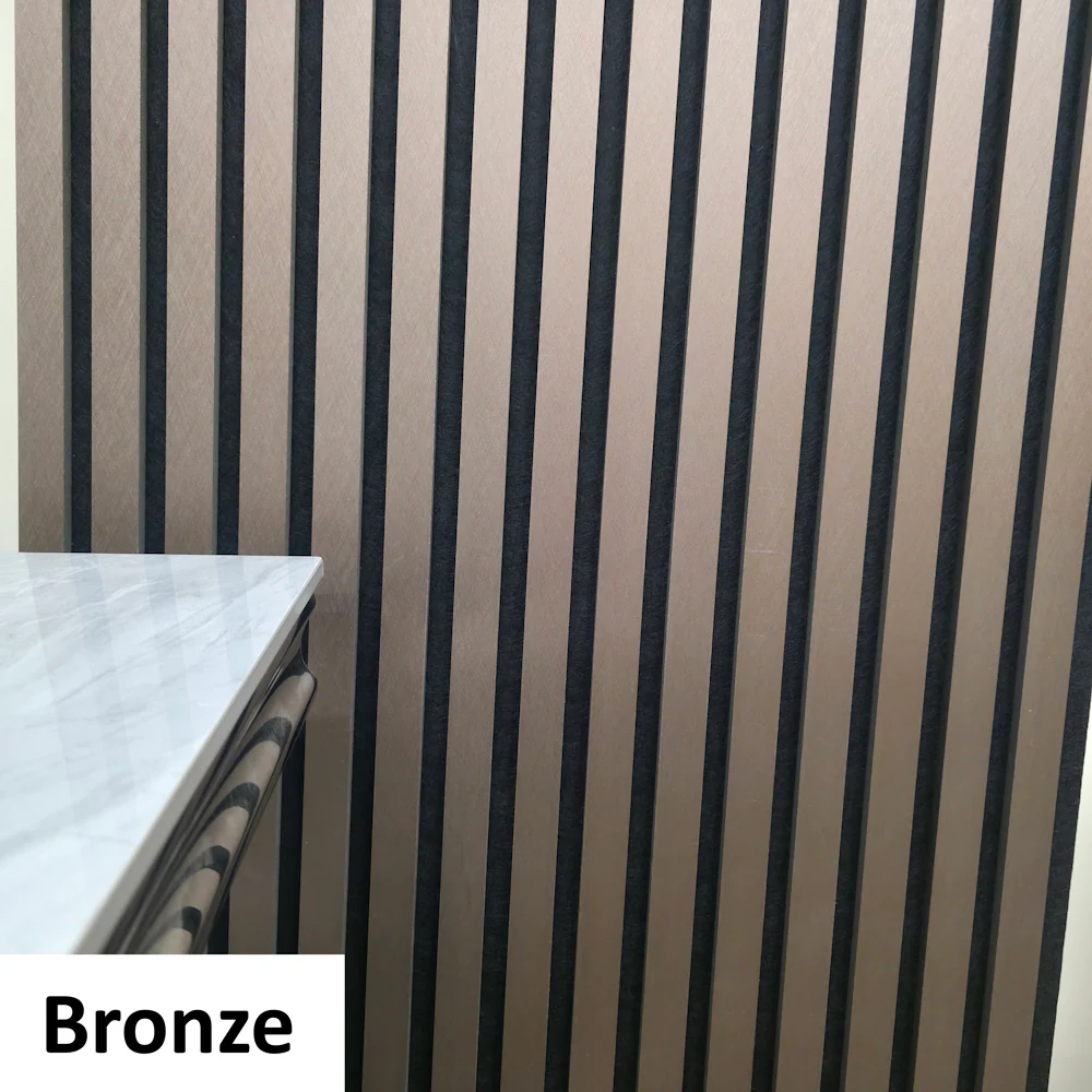 Pack Of x2 240cm x 60cm Acoustic Slatted Wall Panels (Multiple Colours) - Image 11