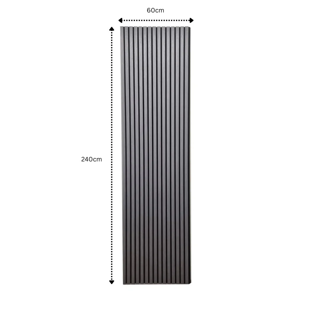 Pack Of x2 240cm x 60cm Acoustic Slatted Wall Panels (Multiple Colours) - Image 8