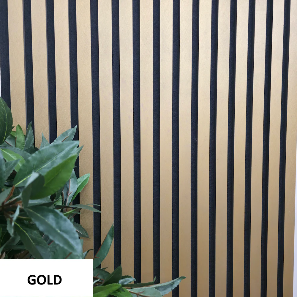 Pack Of x2 240cm x 60cm Acoustic Slatted Wall Panels (Multiple Colours) - Image 9