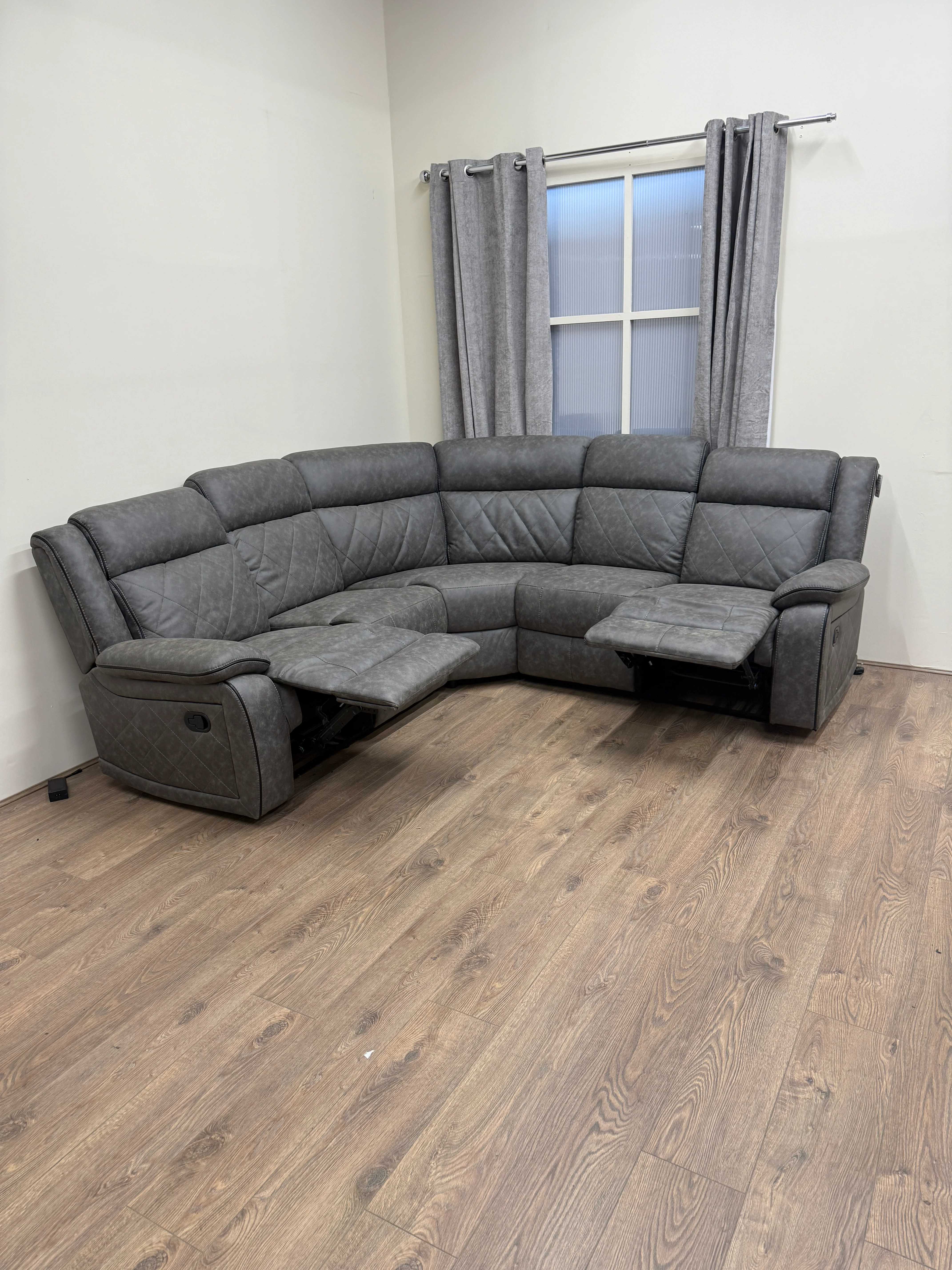 Roma Manual Recliner Corner Sofa - Image 4