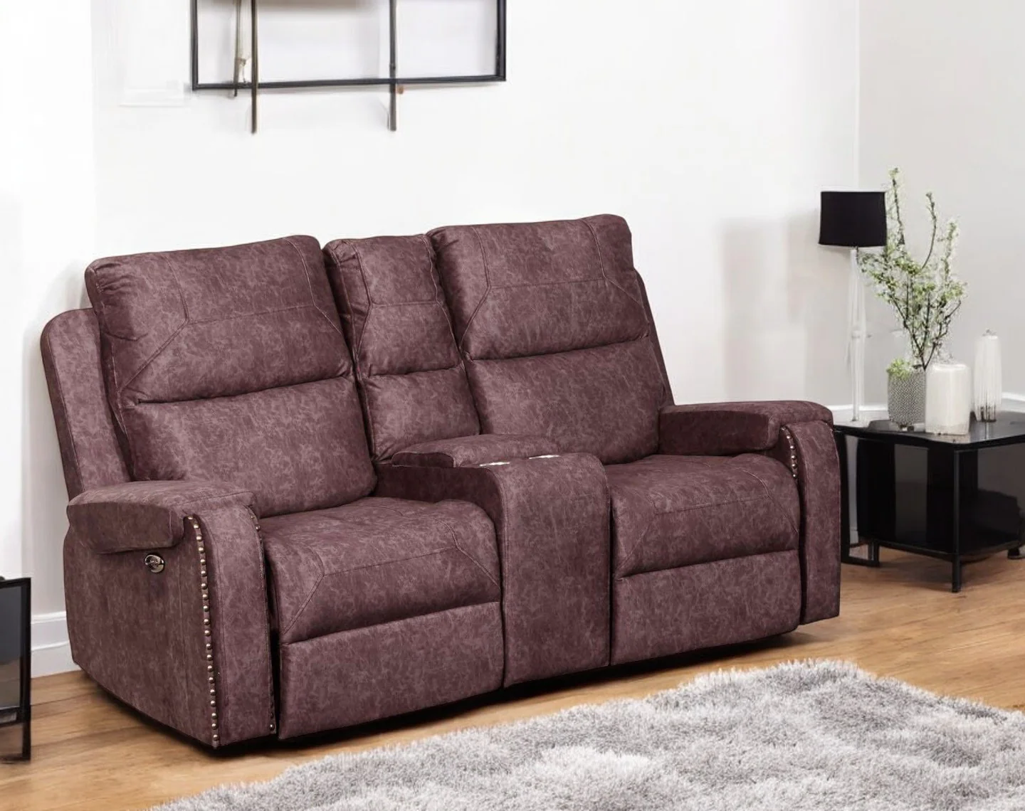 The Empire 3 + 2 + 1 Luxury Recliner Set - Brown - Image 5