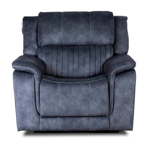 The Platina Dark Grey Fabric Recliner 3 + 1 + 1 - Image 10