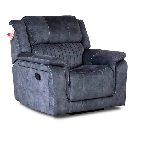 The Platina Dark Grey Fabric Recliner 3 + 1 + 1 - Image 13
