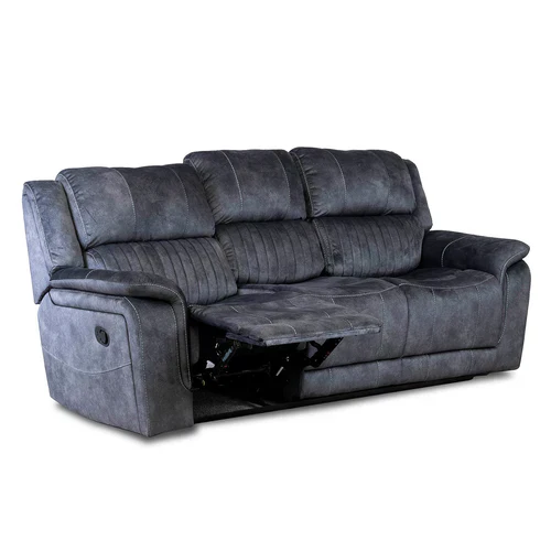 The Platina Dark Grey Fabric Recliner 3 + 2 - Image 5