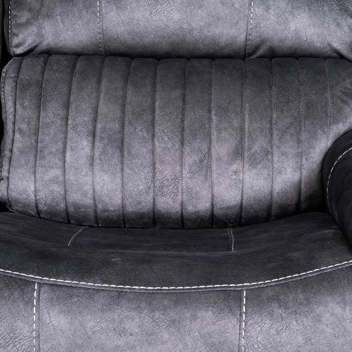 The Platina Dark Grey Fabric Recliner 3 + 2 - Image 8